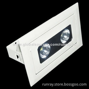 20W LED Floodlights, AC 85-265V, Chili 45 x 45-mil Chip, IP65, Aluminum Housing and Tempered Glass